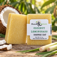 Load image into Gallery viewer, Coconut Lemongrass Soap Bar