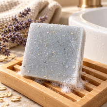 Load image into Gallery viewer, Lavender Oatmeal Soap Bar