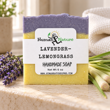 Load image into Gallery viewer, Lavender Lemongrass Soap Bar
